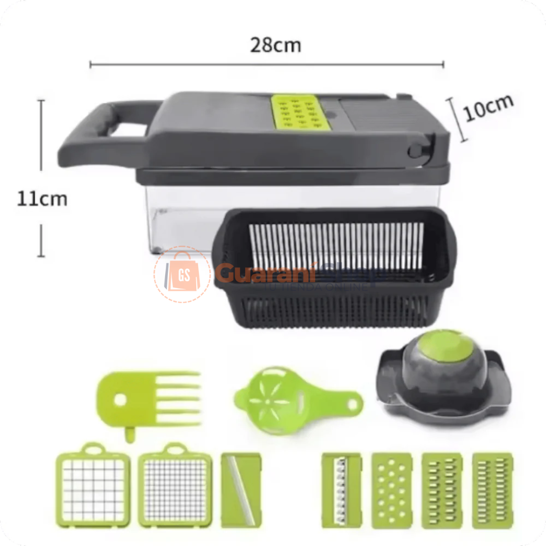 Picador de Verduras Multifuncional 14 EN 1