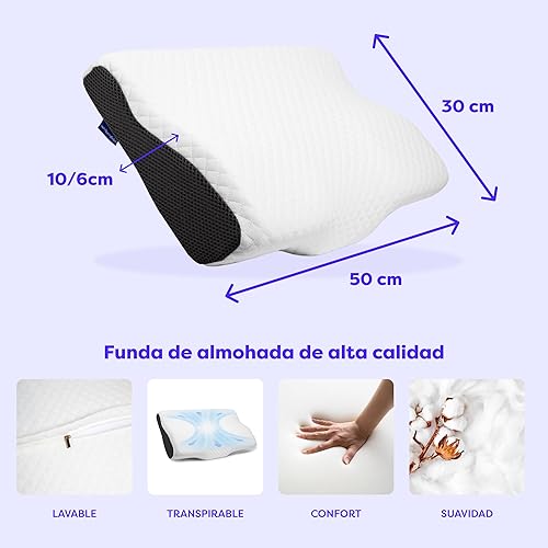 Almohada CerviLux™ - Redescubre el placer de despertar sin dolores