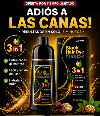 SHAMPOO TINTE CUBRE CANAS