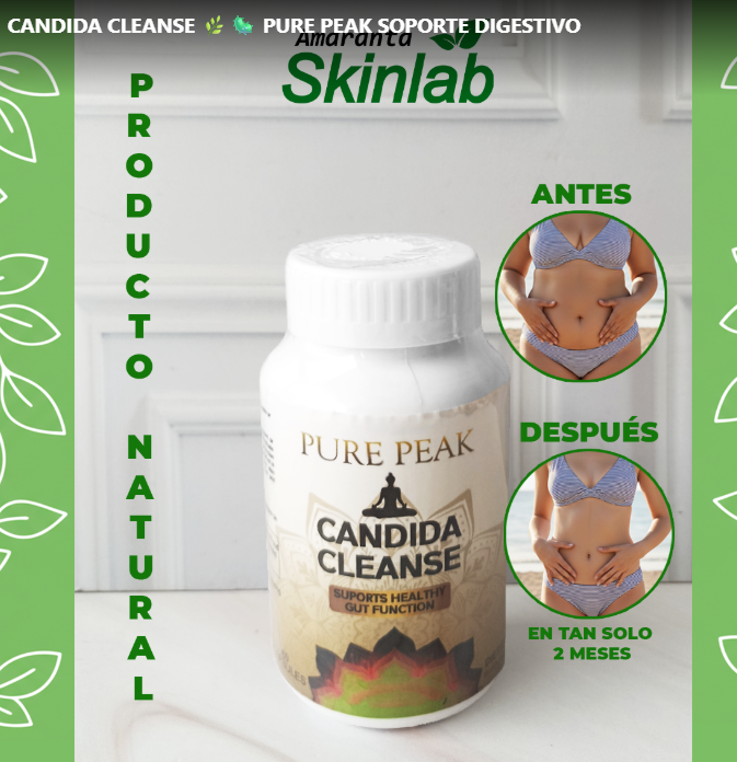 CANDIDA CLEANSE 🌿🦠 PURE PEAK SOPORTE DIGESTIVO