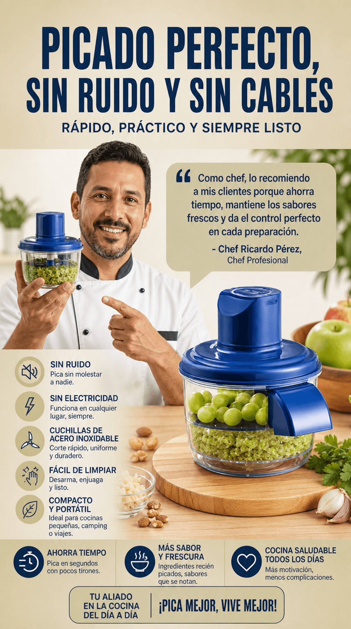 PELADOR DE FRUTAS Y VERDURAS MULTIFUNCIONAL