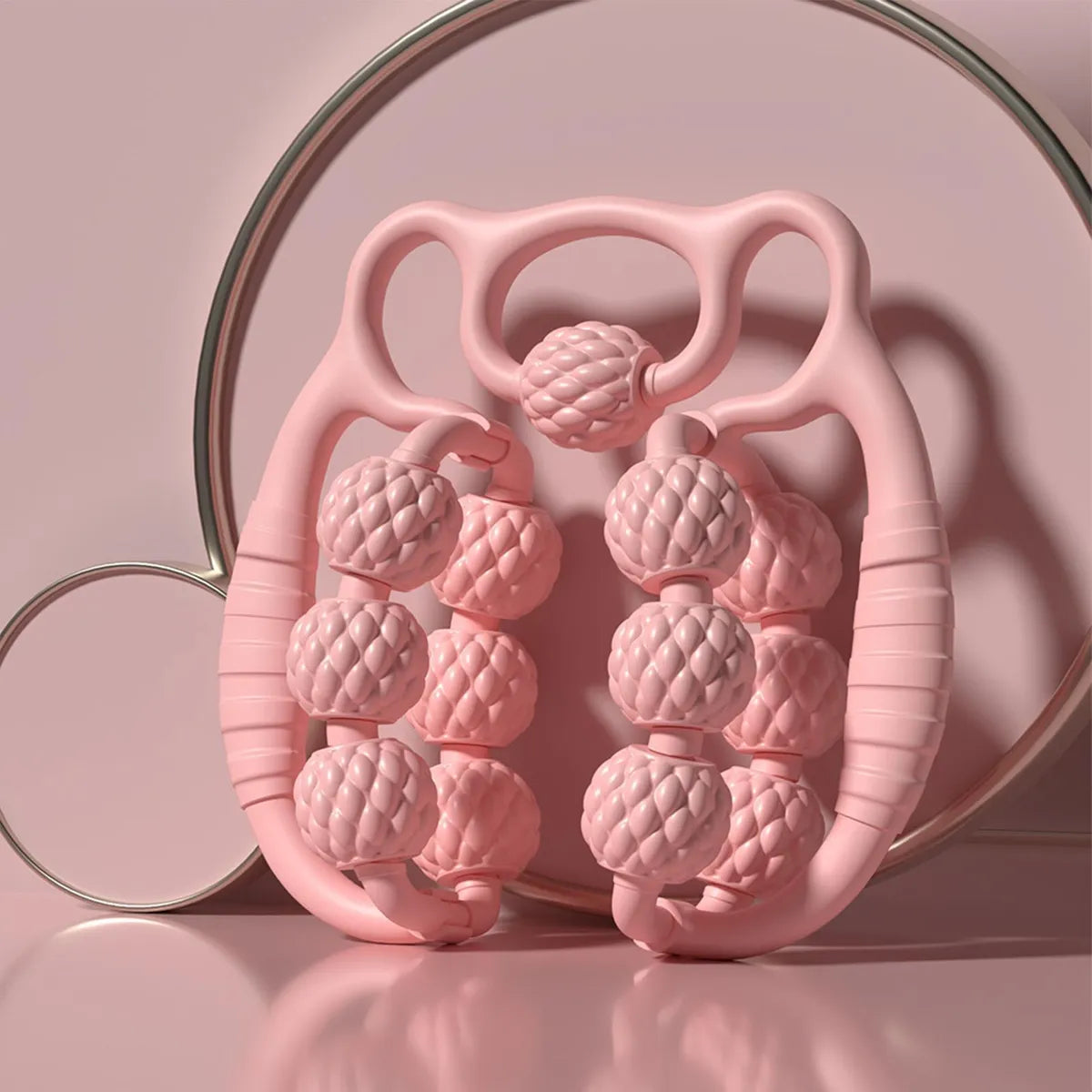 Rodillo de masaje muscular de 15 ruedas