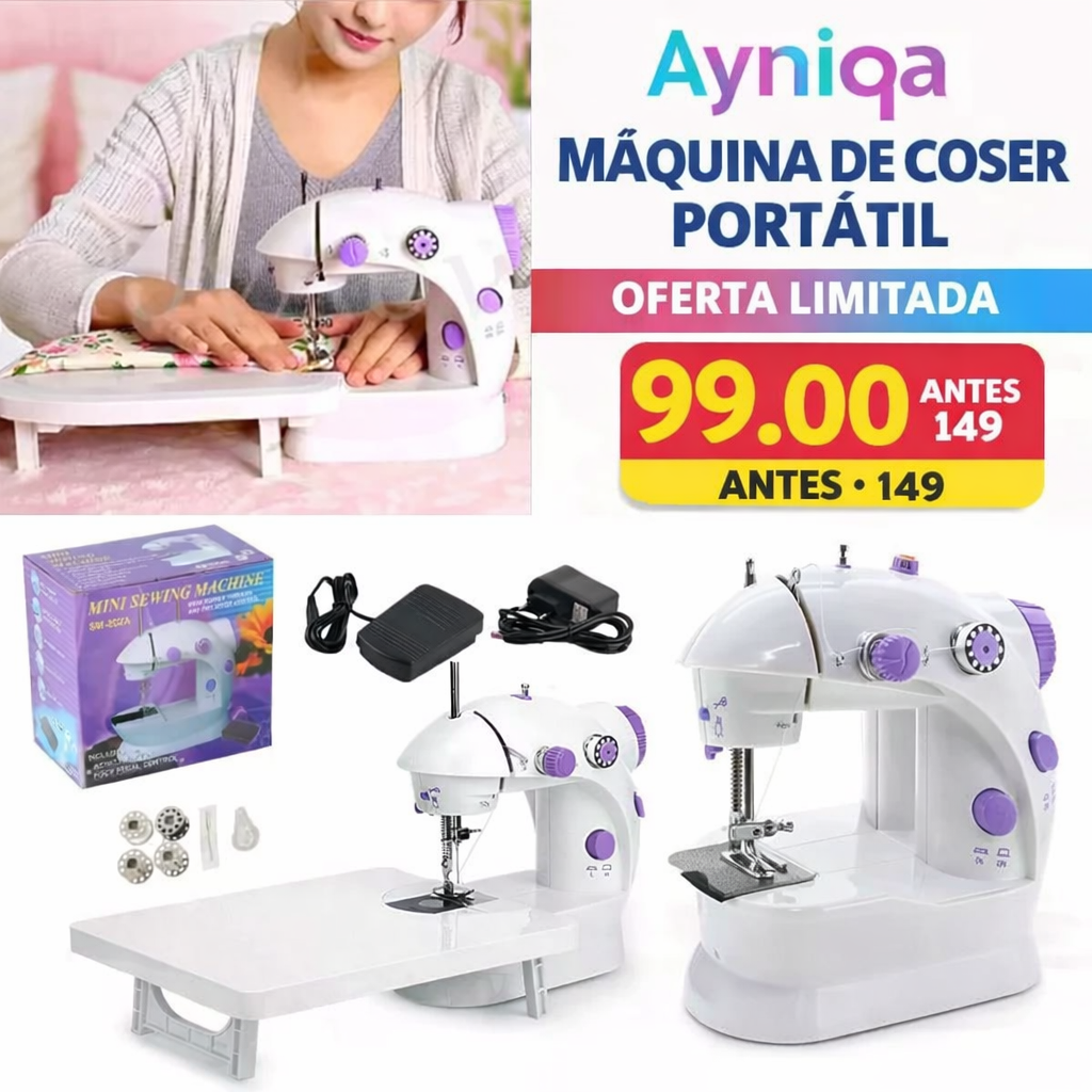 Máquina de Coser Portátil multifuncional