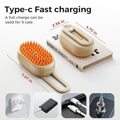 Cepillo a Vapor 3 en 1 + Rodillo Quita Pelos Bigan™