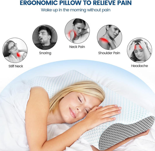 Almohada CerviLux™ - Redescubre el placer de despertar sin dolores