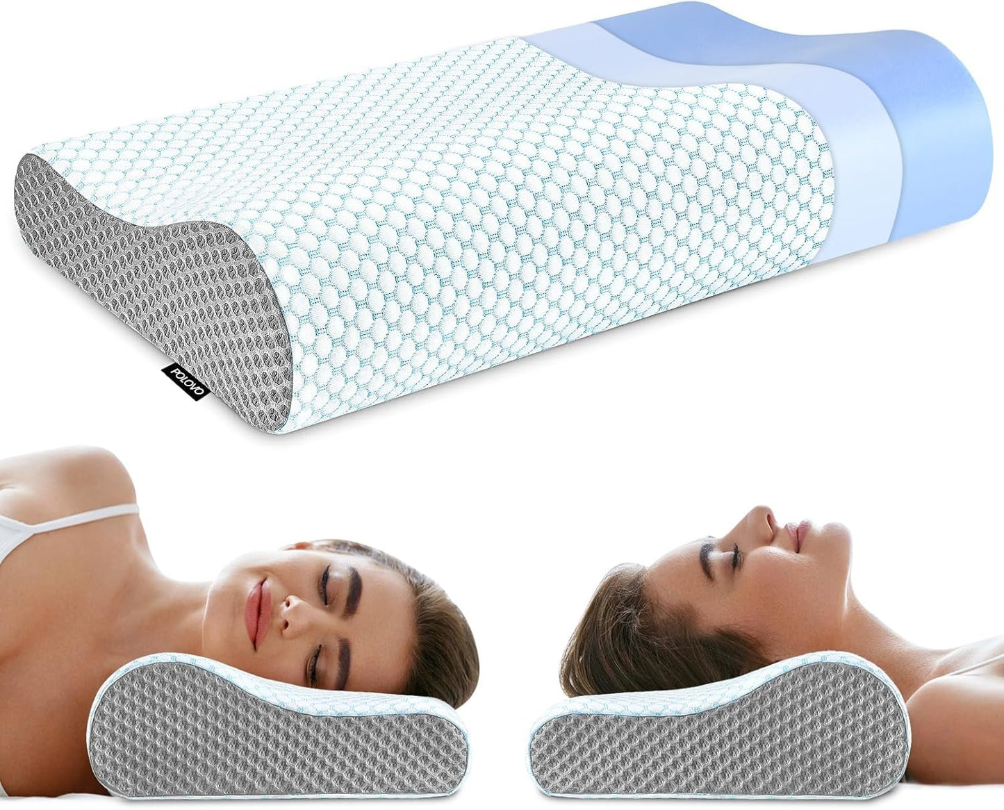 Almohada CerviLux™ - Redescubre el placer de despertar sin dolores