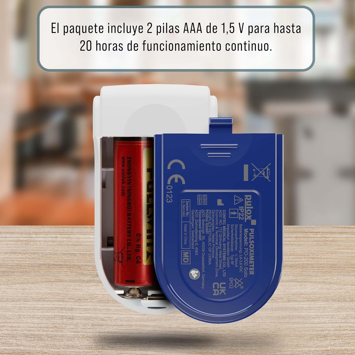 Medidor de Glucosa en Sangre Multifunción 3 en 1, pulso, glucosa y presión