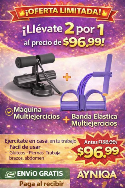 Oferta Limitado Maquina Multi-Ejercicios + Banda elástica