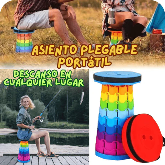 Asiento Portátil Plegable – Descanso inmediato