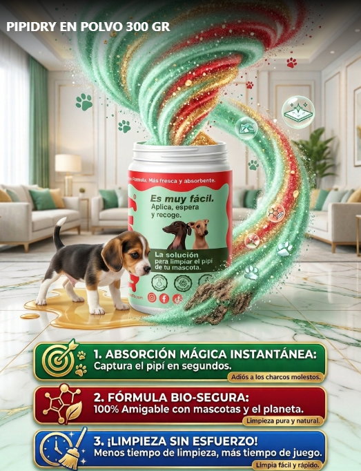 PIPIDRY EN POLVO 300 GR