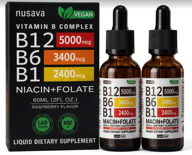 ⚡ VITAMINA B12 NUSAVA CAJA X2