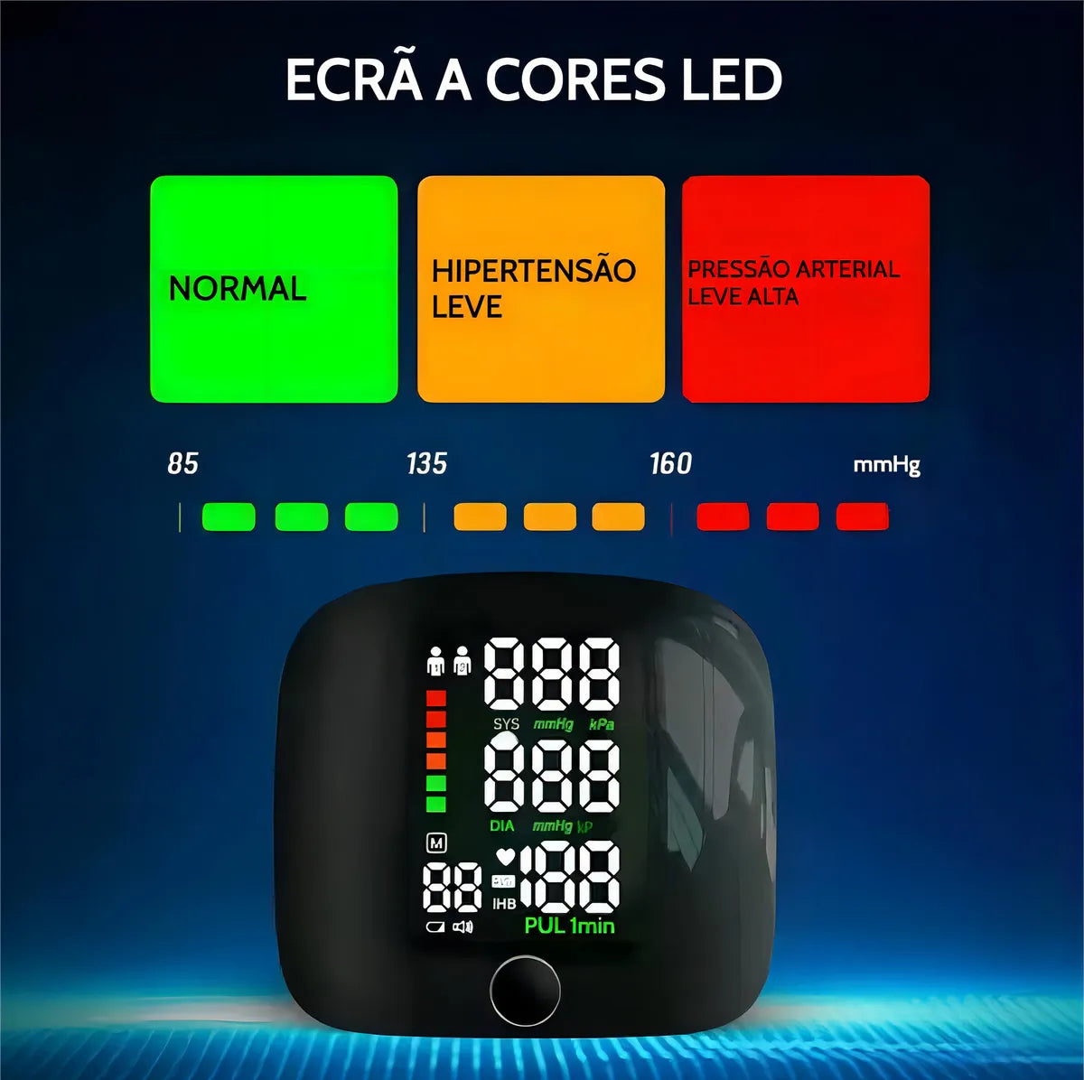 Tensiómetro de muñeca Recargable Voz en Español+1 REGALO SORPRESA🎁