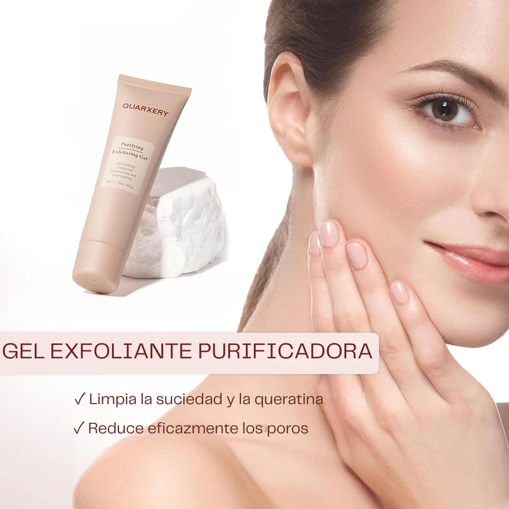 Quarxery Gel Exfoliante | ADIOS A LAS MANCHAS,GRASAS Y PUNTOS NEGROS