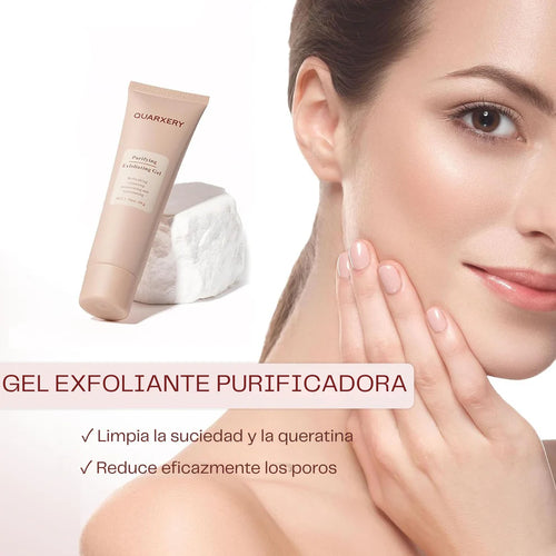 Quarxery Gel Exfoliante | ADIOS A LAS MANCHAS,GRASAS Y PUNTOS NEGROS
