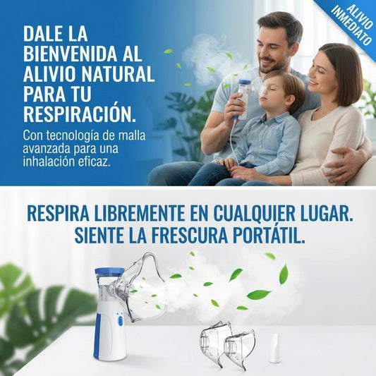 💙 Nebulizador Portátil Niños Adultos 😮+ REGALO SORPRESA🎁