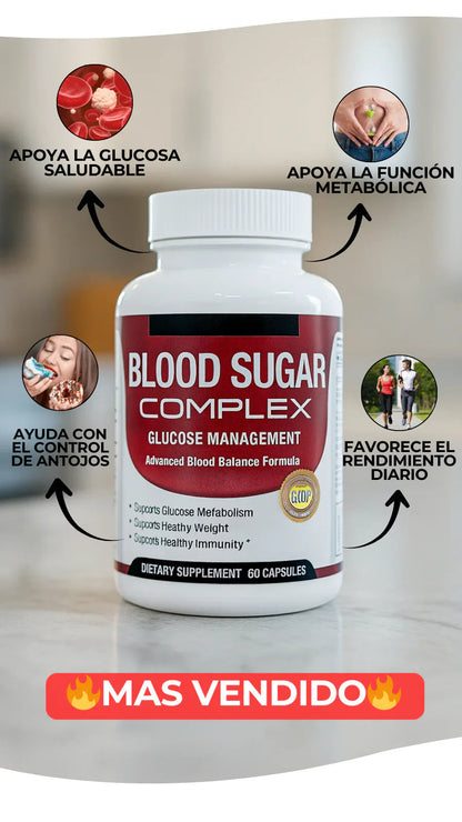BLOOD SUGAR COMPLEX – CONTROL DEL AZUCAR EN LA SANGRE🩸 OFERTA 3X1 SOLO POR HOY