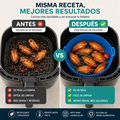 AirMold™ | Cocina más limpio y sano, set de 6 moldes + 3 De Regalo Gratis