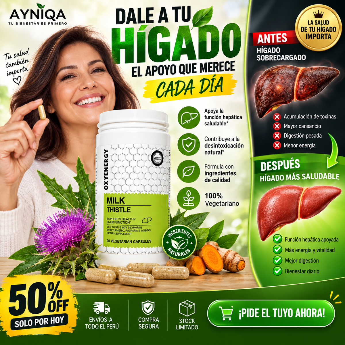 Oxyenergy de Cardo Mariano - DALE A TU HÍGADO EL APOYO QUE MERECE CADA DÍA