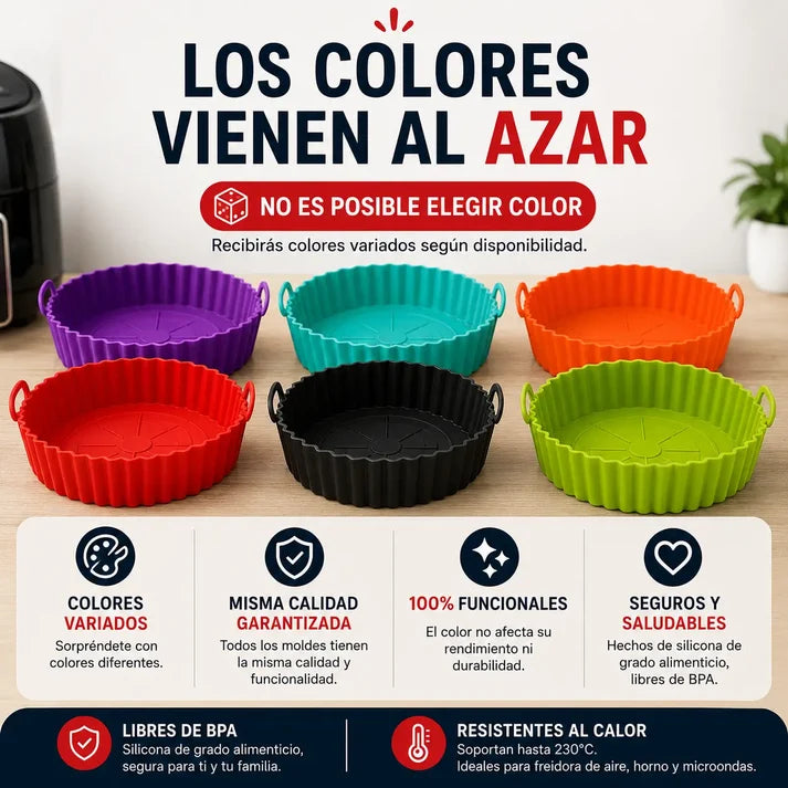 AirMold™ | Cocina más limpio y sano, set de 6 moldes + 3 De Regalo Gratis