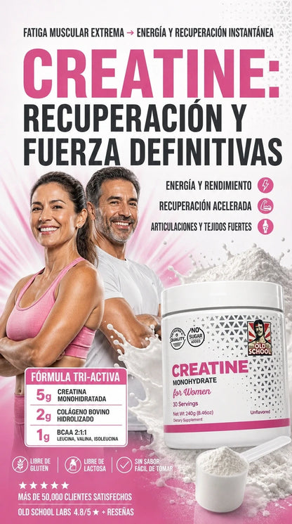 CREATINA MONOHYDRATE FOR WOMEN