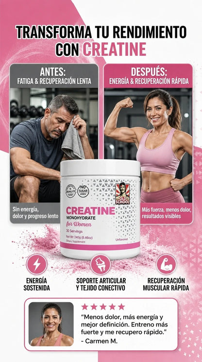 CREATINA MONOHYDRATE FOR WOMEN
