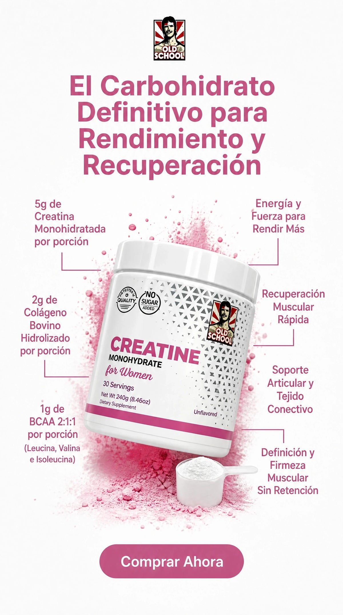 CREATINA MONOHYDRATE FOR WOMEN