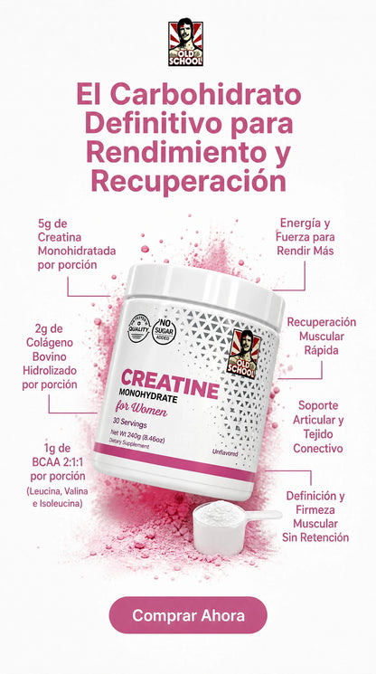 CREATINA MONOHYDRATE FOR WOMEN