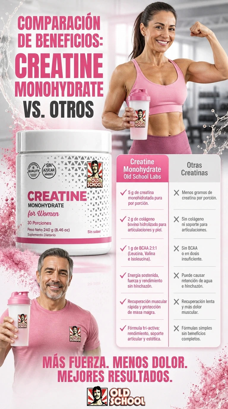 CREATINA MONOHYDRATE FOR WOMEN