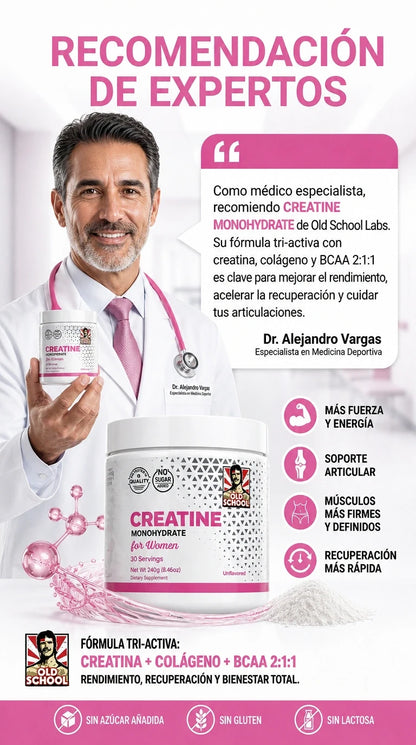 CREATINA MONOHYDRATE FOR WOMEN