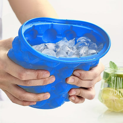 2 Hieleras de Silicona Flexible-Fácil Liberación para Cócteles y Bebidas Frías