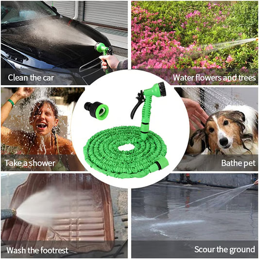 Manguera mágica con 7 funciones de pistola pulverizadora