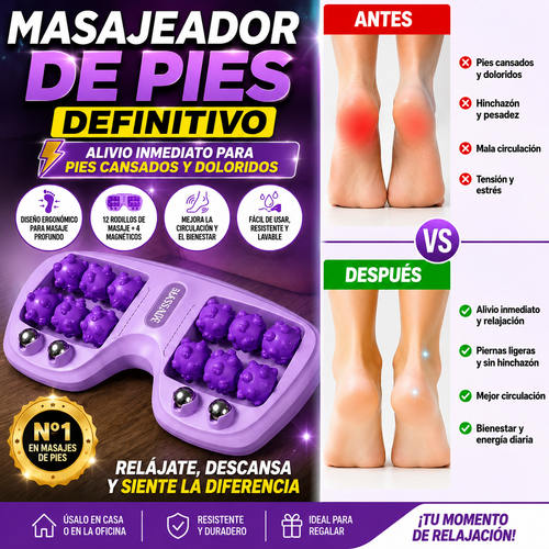 RODILLO MAGICO 3 EN 1 - TRIPLE TERAPIA EXPLOSIVA