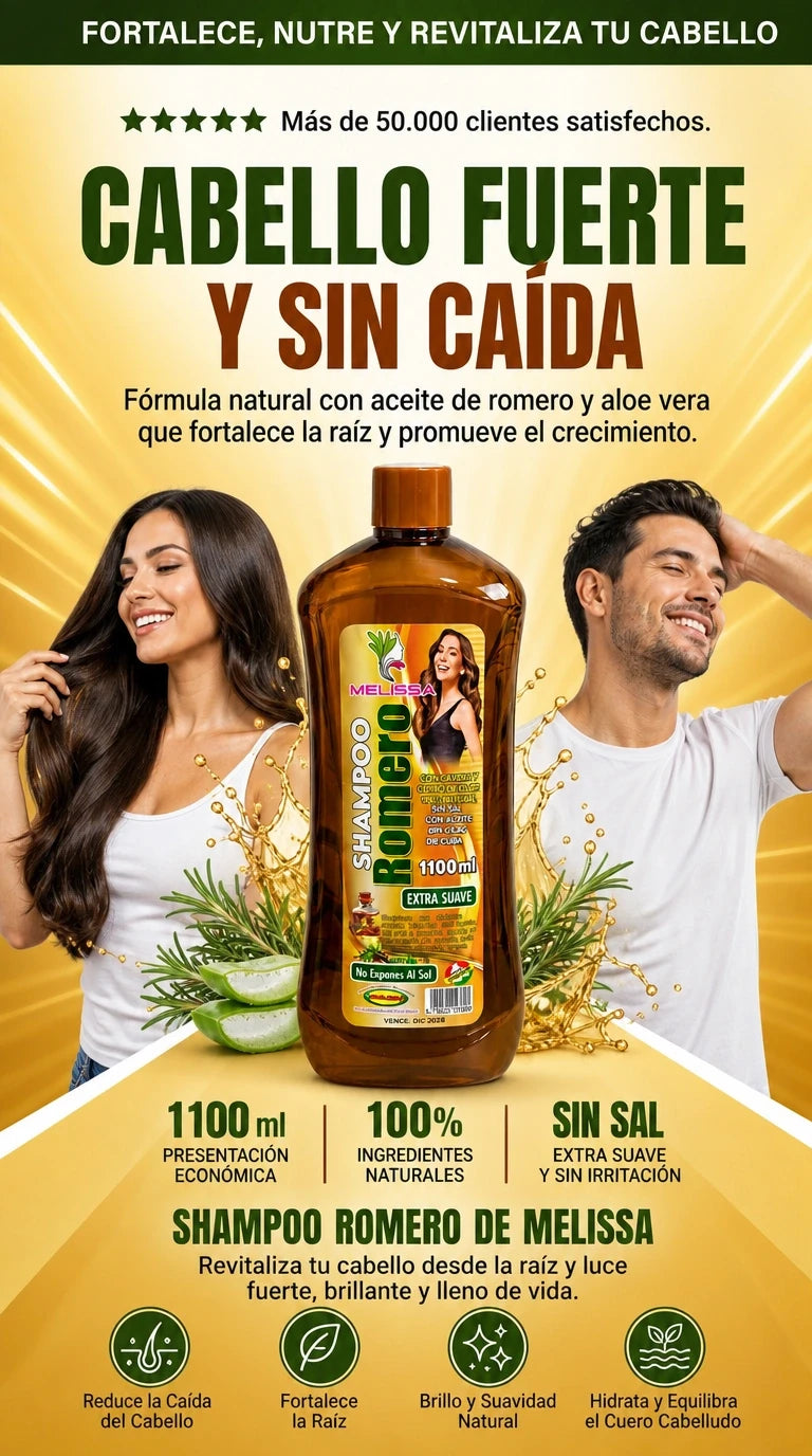 Shampoo de Romero Natural 5 EN 1