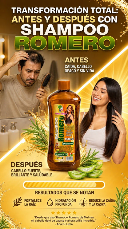 Shampoo de Romero Natural 5 EN 1