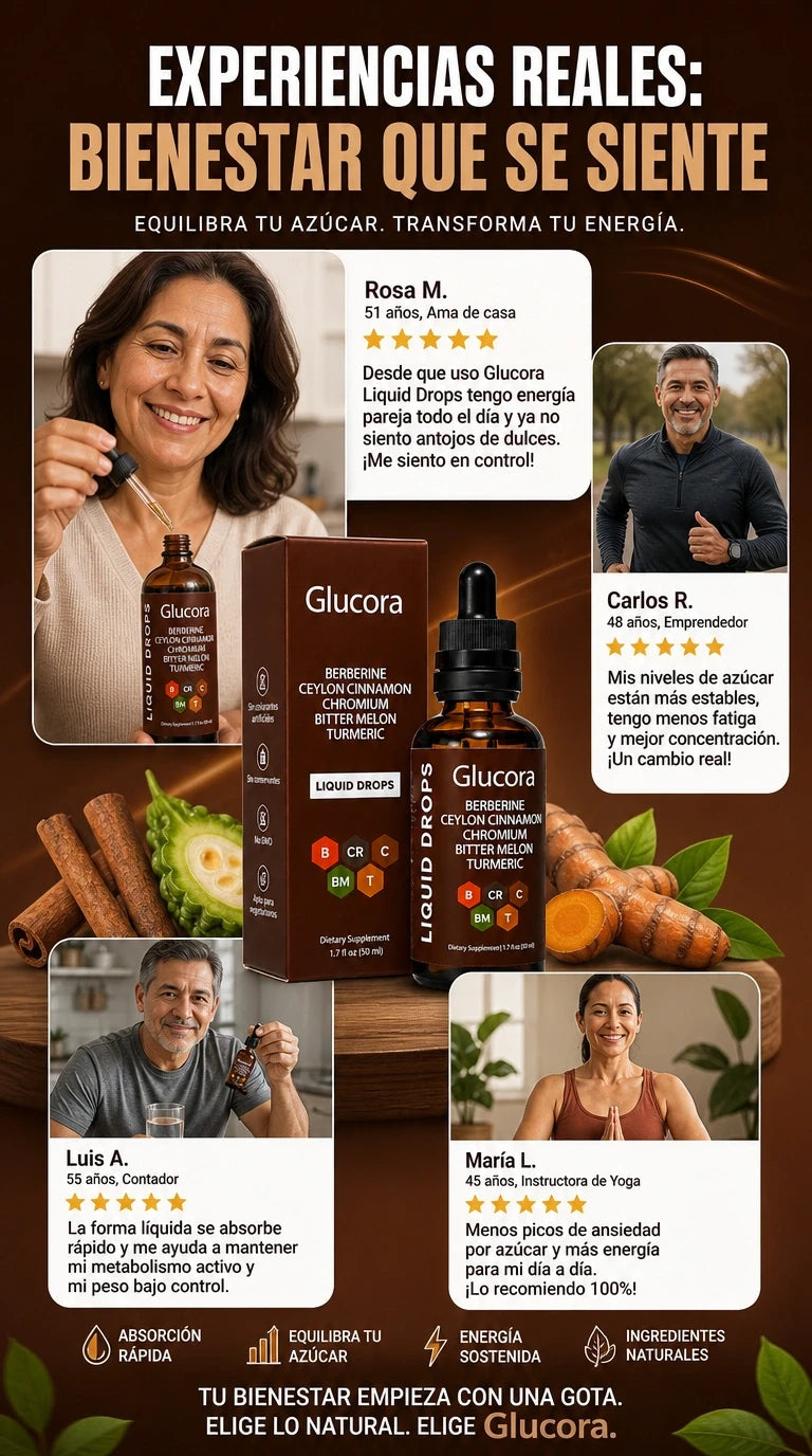 Glucora™ | Baja y equilibra tu A1C naturalmente
