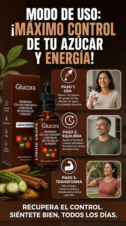 Glucora™ | Baja y equilibra tu A1C naturalmente