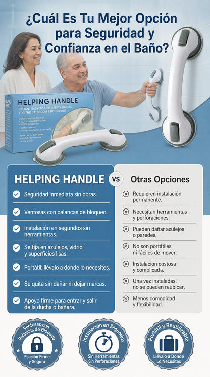 Pack de 2 Agarradera De Seguridad Para Baño/ducha - OFERTA SOLO POR HOY 2X1