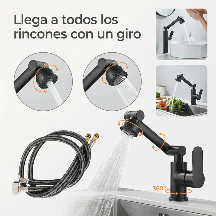 Grifo AquaGiro Plus™ - Limpieza cómoda para quien ya no quiere esforzarse