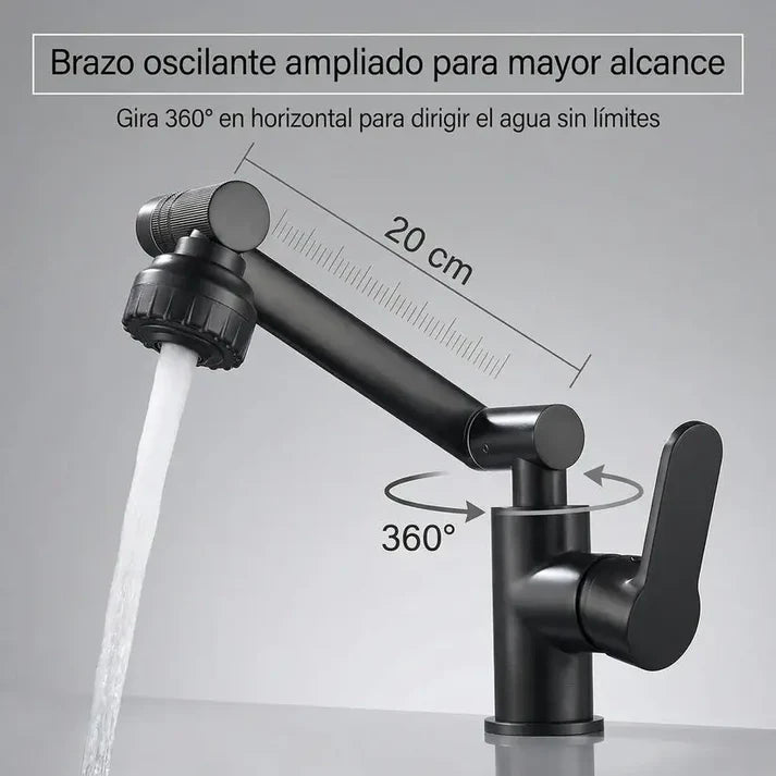 Grifo AquaGiro Plus™ - Limpieza cómoda para quien ya no quiere esforzarse