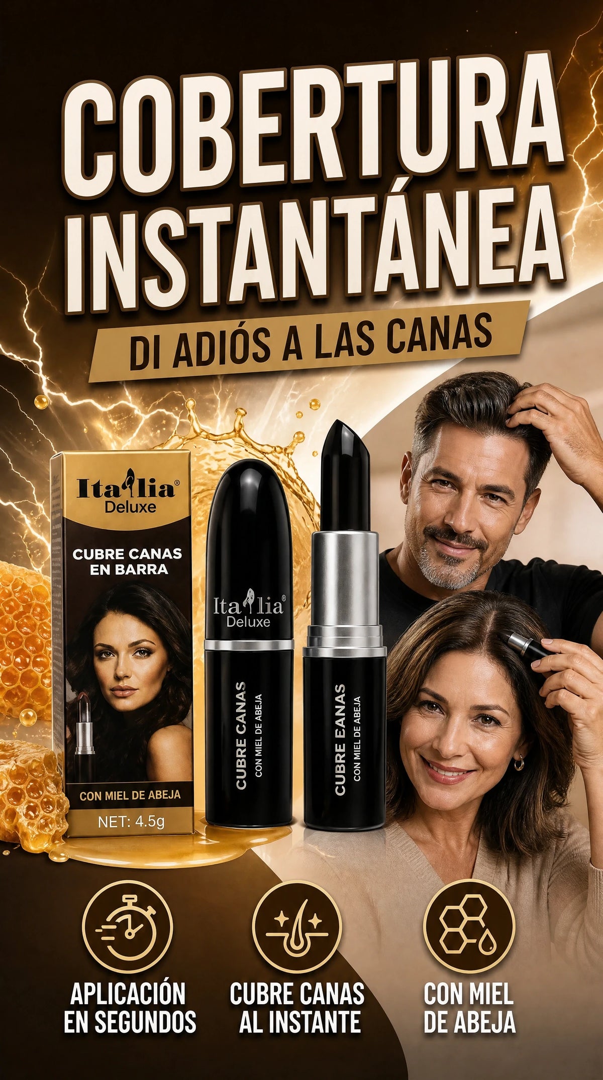 Cubre Canas en Barra Italia Deluxe - NEGRO