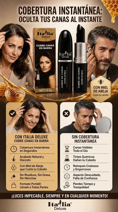 Cubre Canas en Barra Italia Deluxe - NEGRO