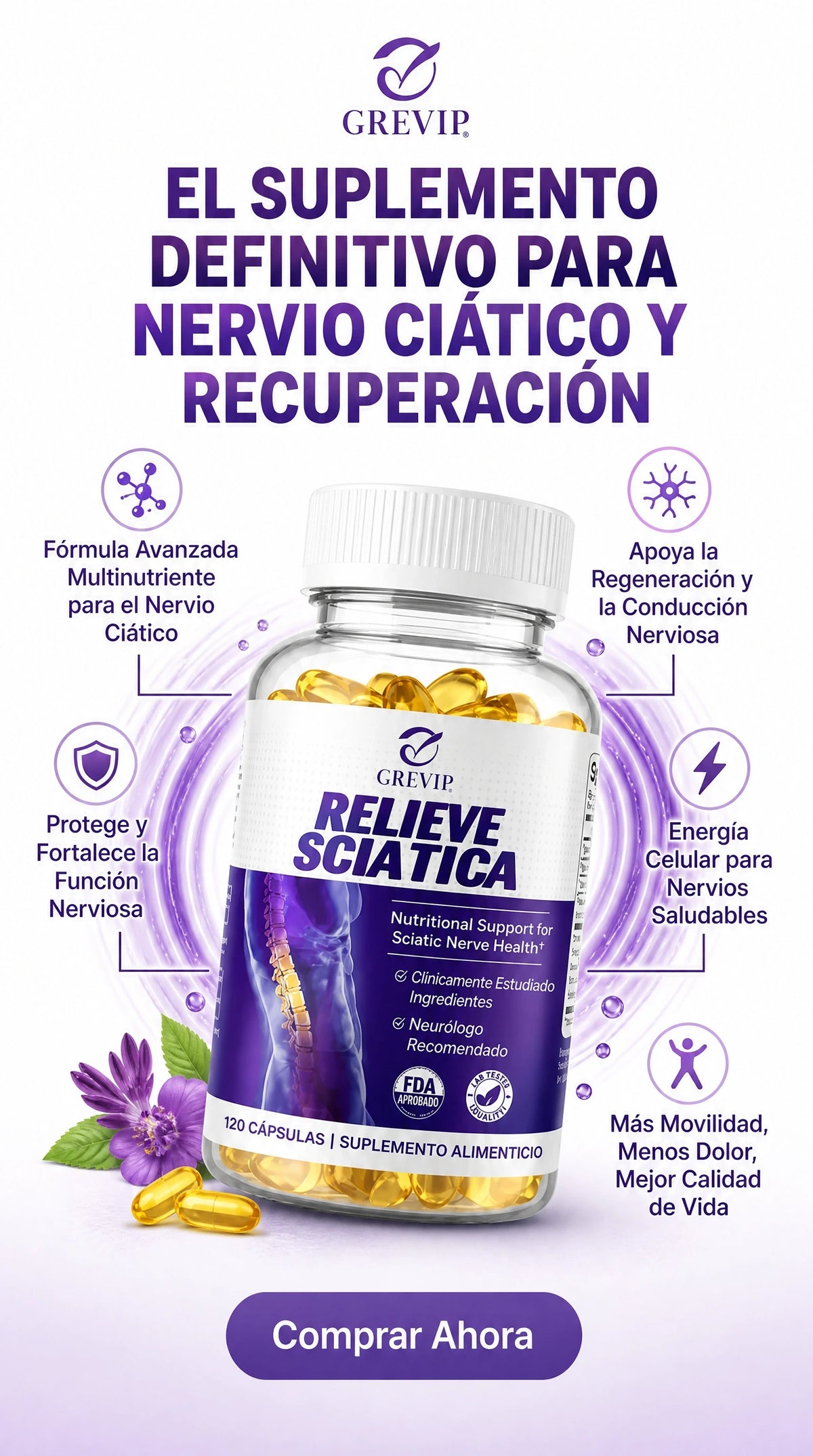 RELIEVE SCIATICA – MEJORA TU VIDA - ORIGINAL