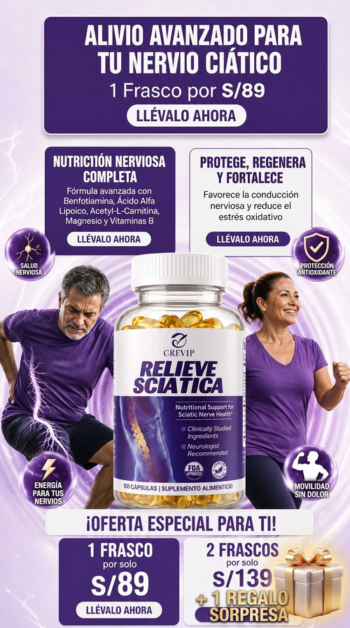 RELIEVE SCIATICA – MEJORA TU VIDA - ORIGINAL