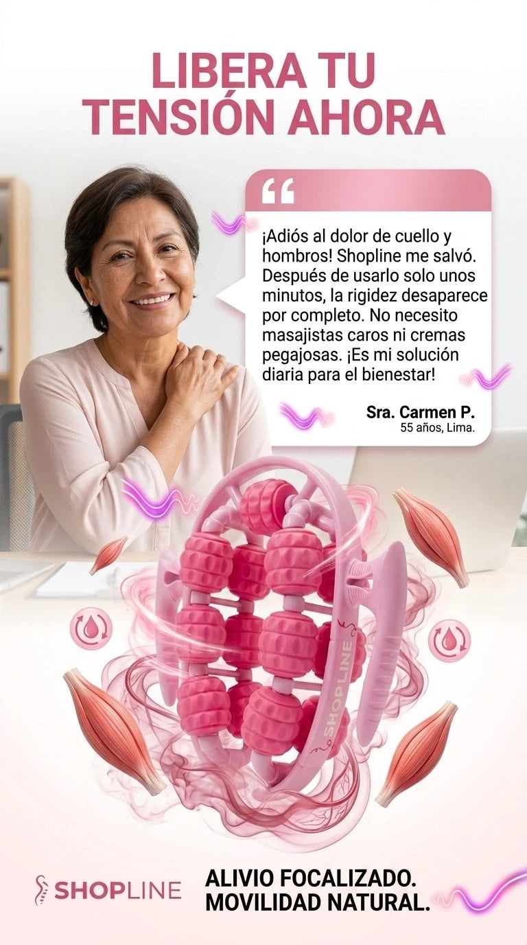 Rodillo Masajeador Para Celulitis - 6 EN 1